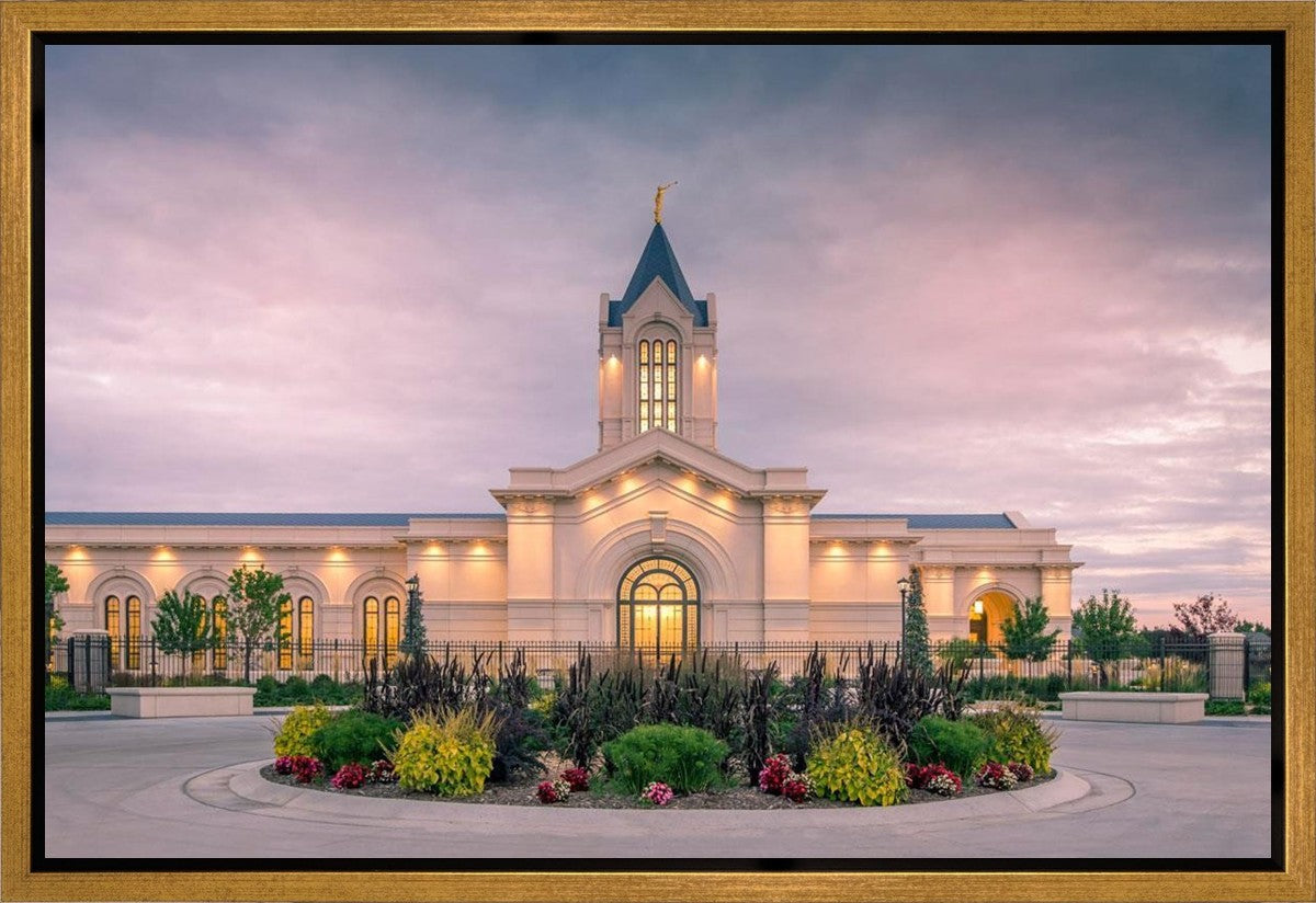 Fort Collins Temple Eternal Garden Gallery Wrap