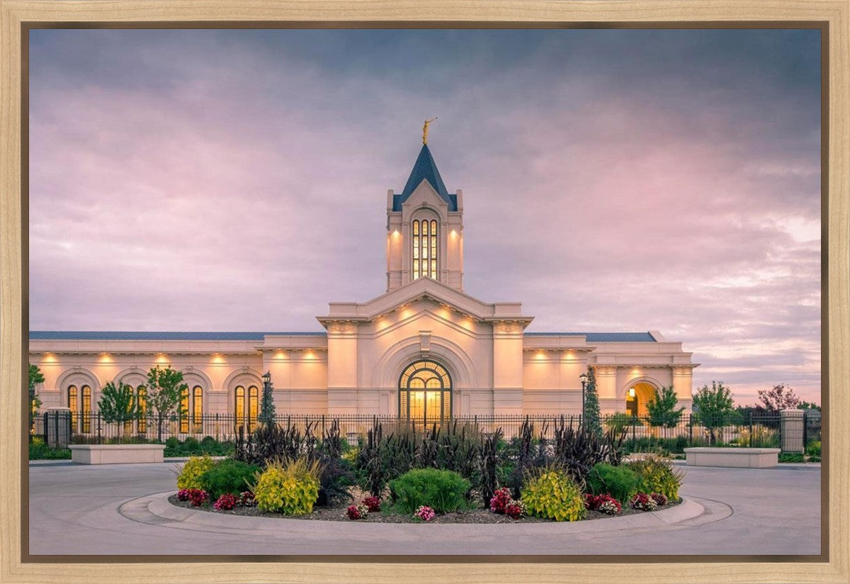 Fort Collins Temple Eternal Garden Gallery Wrap