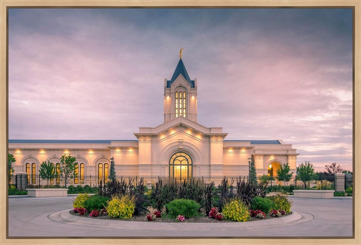 Fort Collins Temple Eternal Garden Gallery Wrap