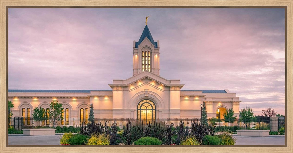 Fort Collins Temple Eternal Garden Gallery Wrap