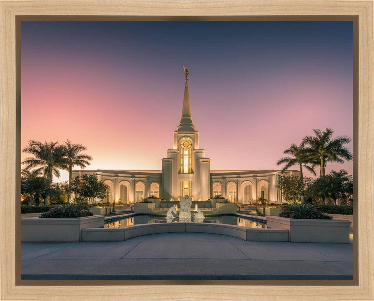 Fort Lauderdale Temple Nativity Gallery Wrap