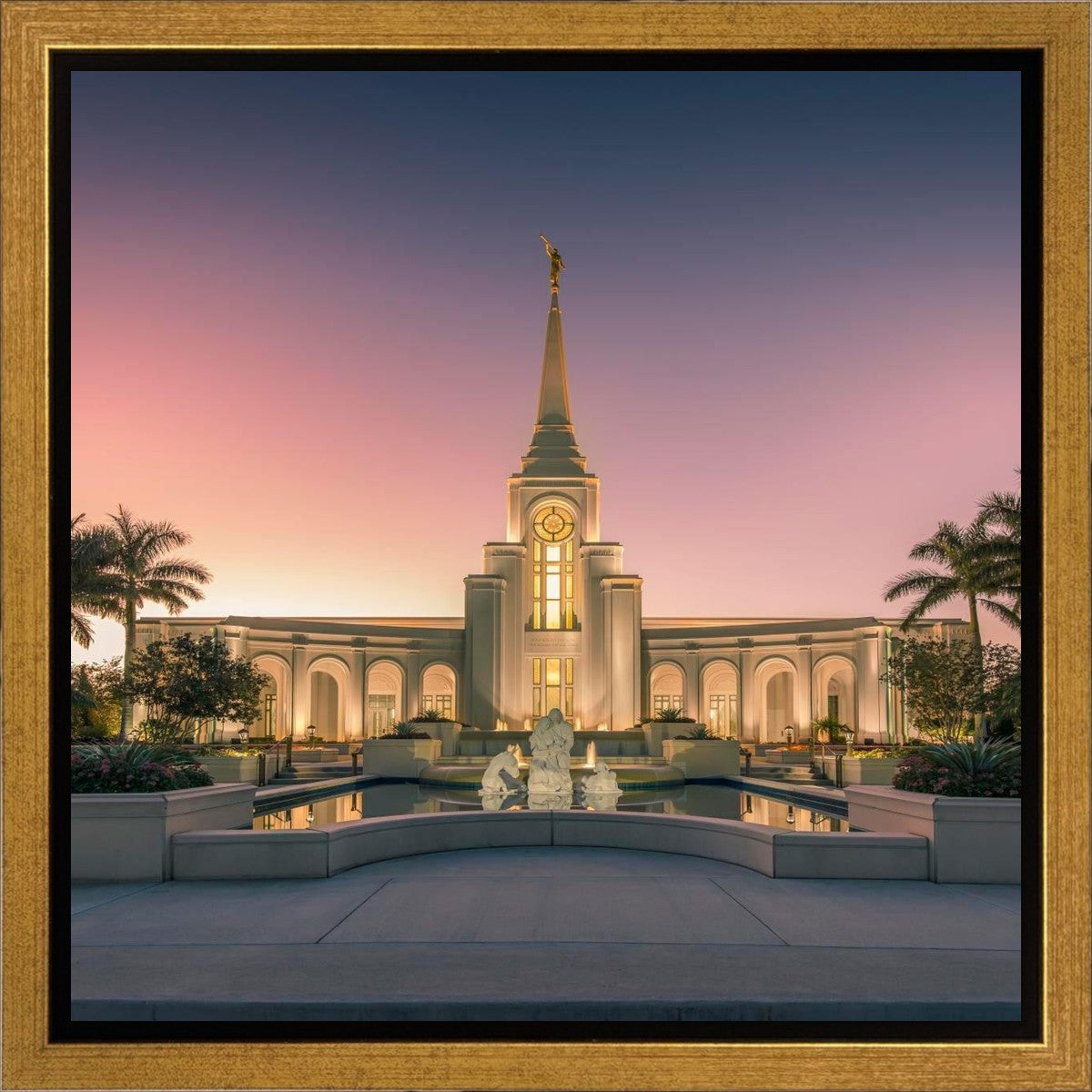 Fort Lauderdale Temple Nativity Gallery Wrap