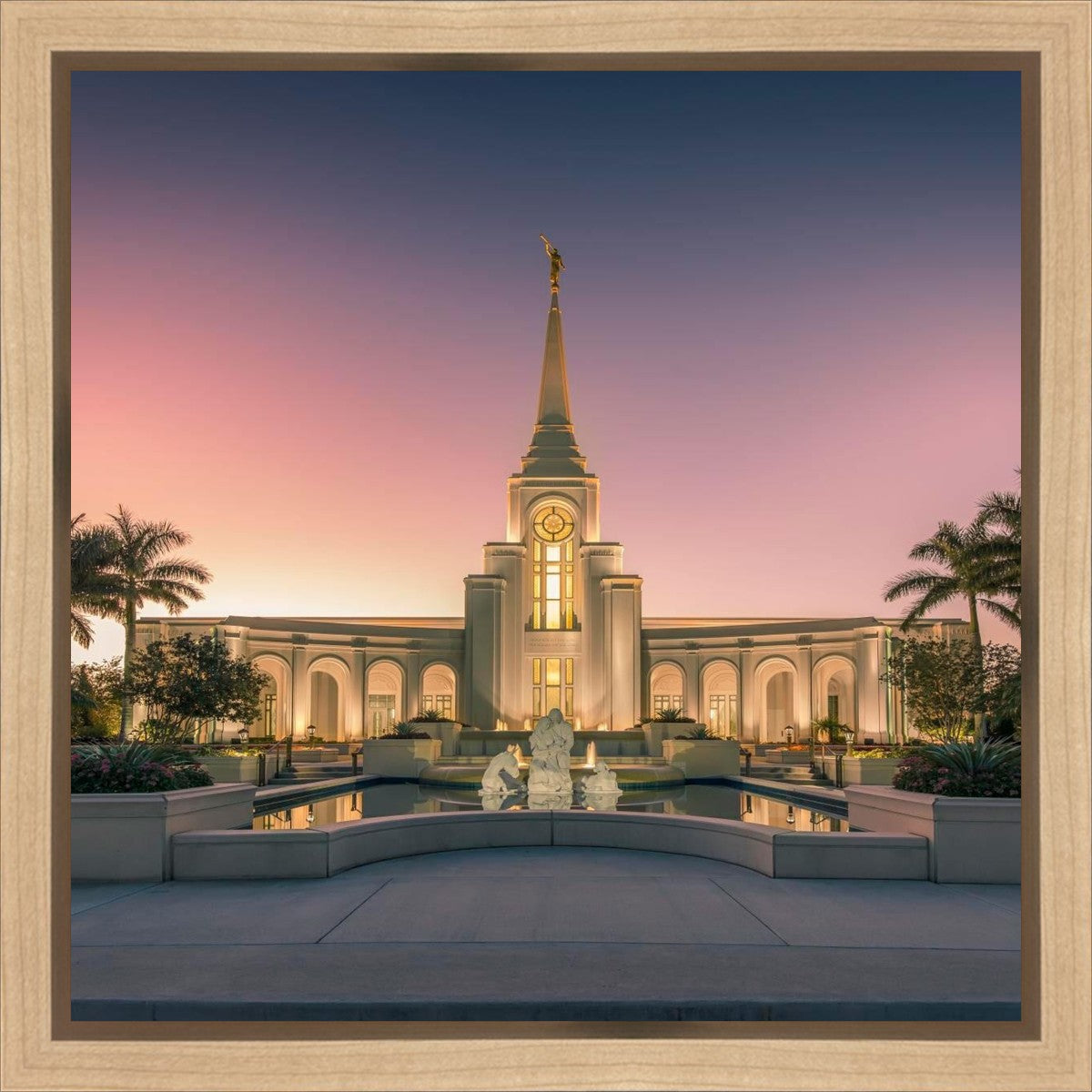 Fort Lauderdale Temple Nativity Gallery Wrap