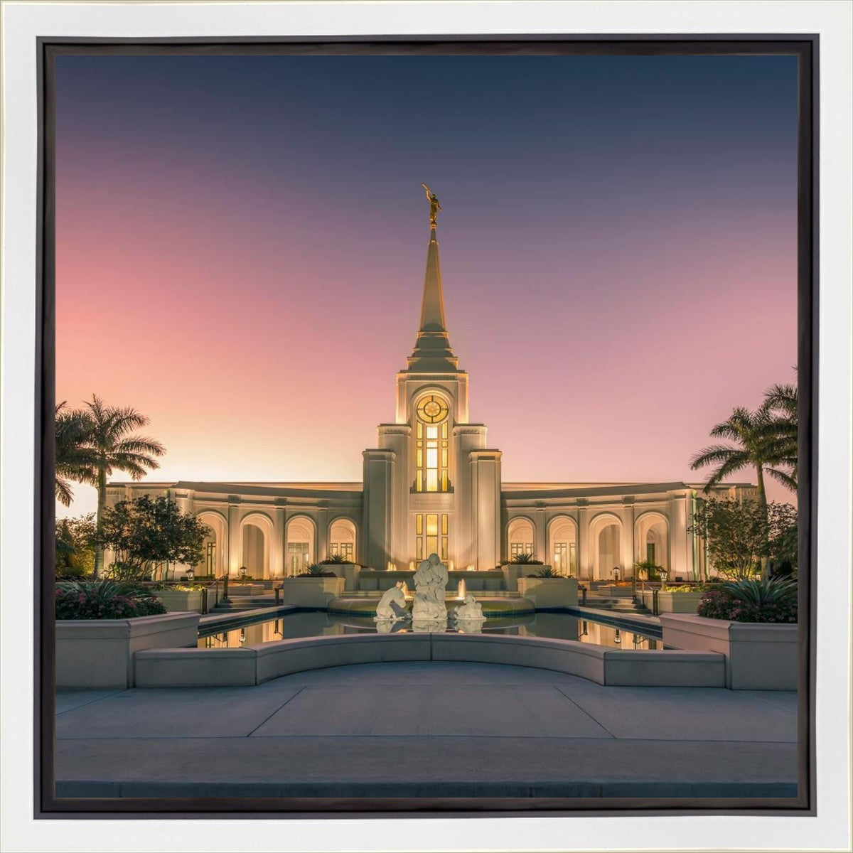 Fort Lauderdale Temple Nativity Gallery Wrap