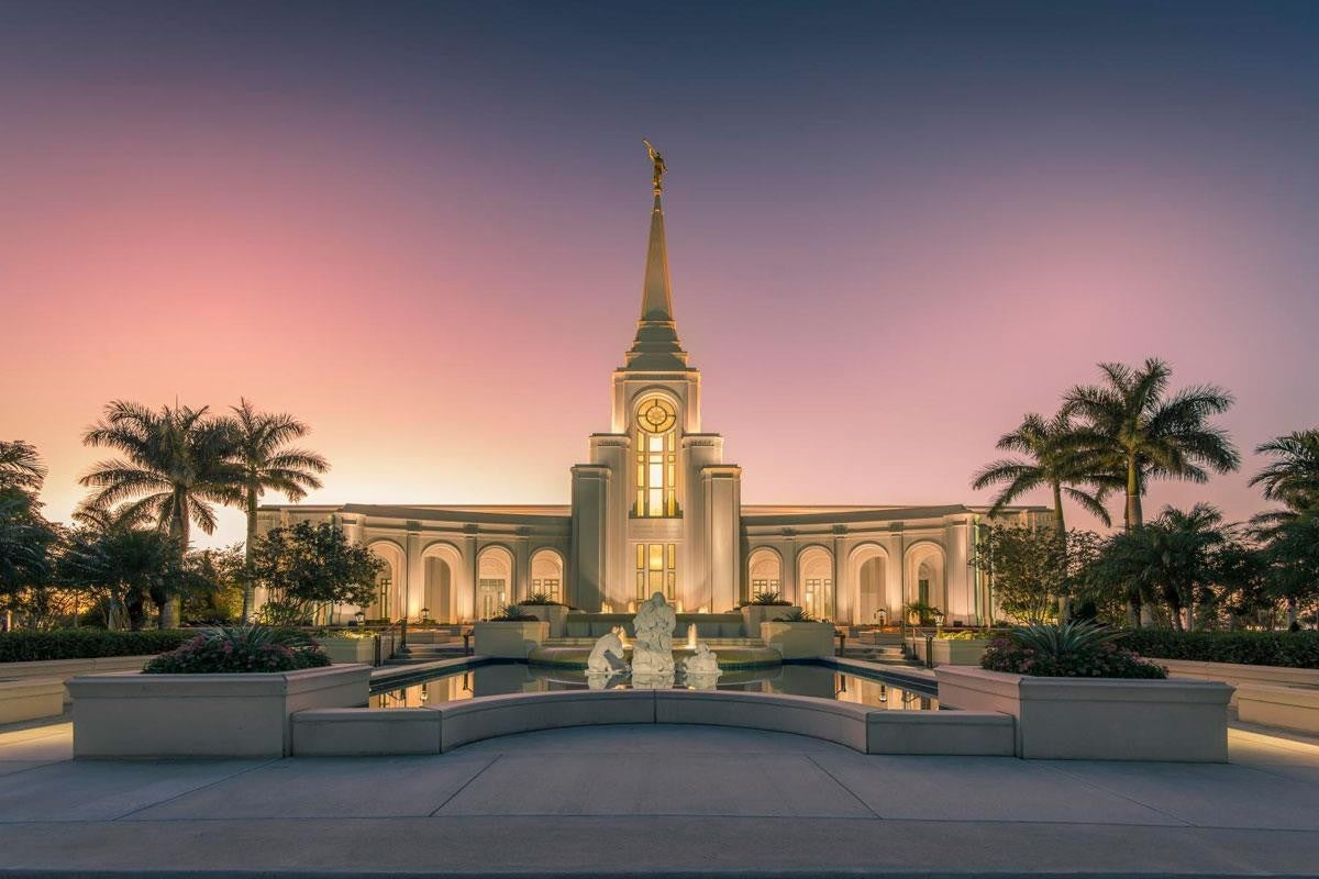 Fort Lauderdale Temple Nativity Gallery Wrap