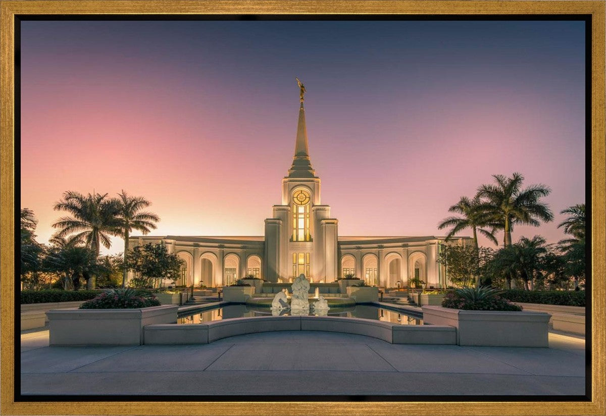 Fort Lauderdale Temple Nativity Gallery Wrap