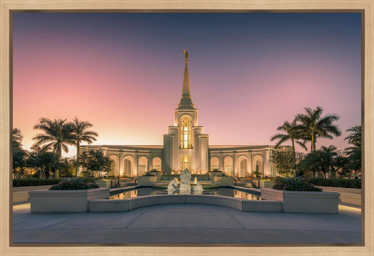 Fort Lauderdale Temple Nativity Gallery Wrap