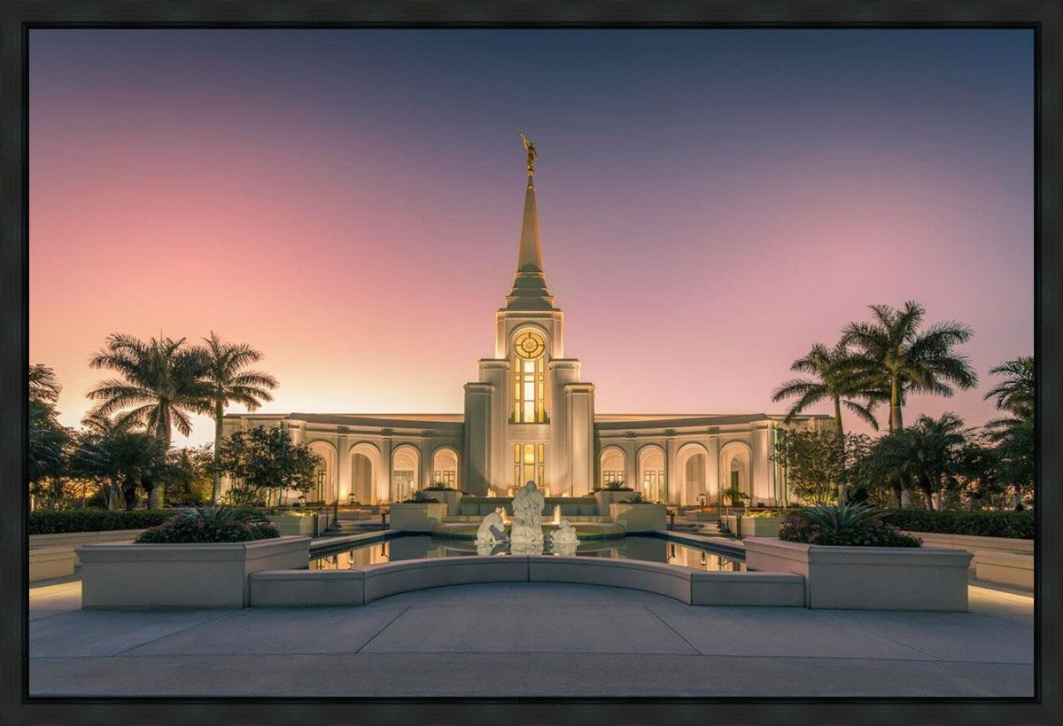 Fort Lauderdale Temple Nativity Gallery Wrap