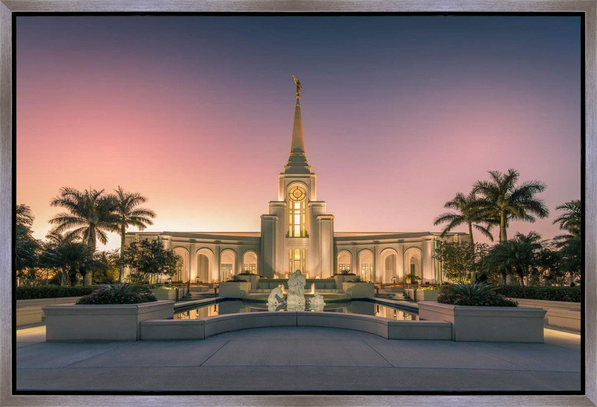 Fort Lauderdale Temple Nativity Gallery Wrap