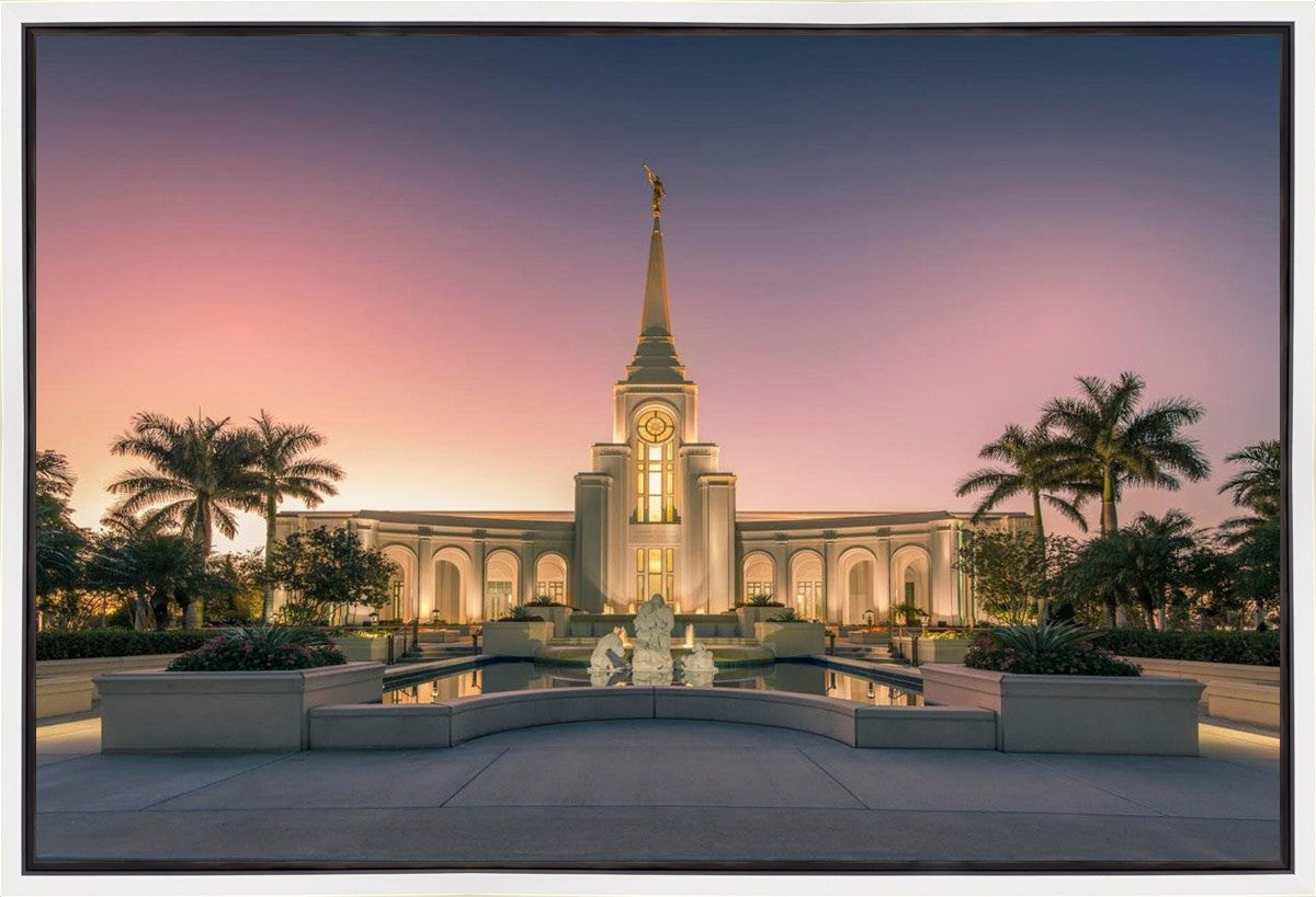 Fort Lauderdale Temple Nativity Gallery Wrap