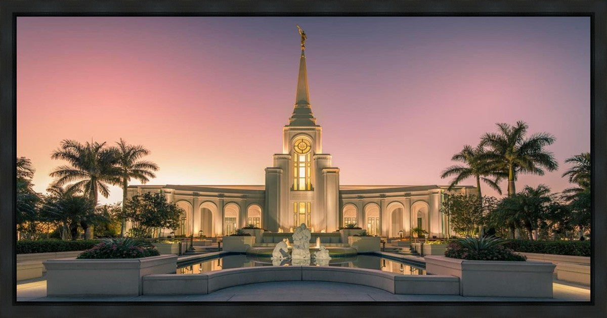 Fort Lauderdale Temple Nativity Gallery Wrap