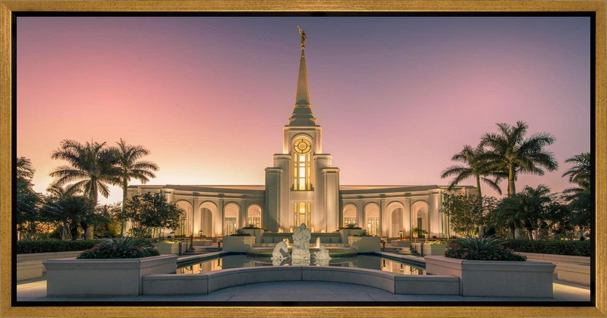 Fort Lauderdale Temple Nativity Gallery Wrap