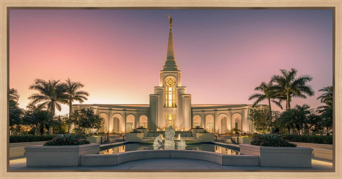 Fort Lauderdale Temple Nativity Gallery Wrap