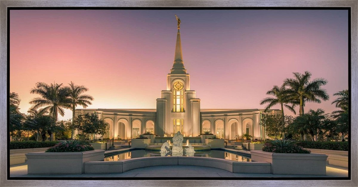 Fort Lauderdale Temple Nativity Gallery Wrap