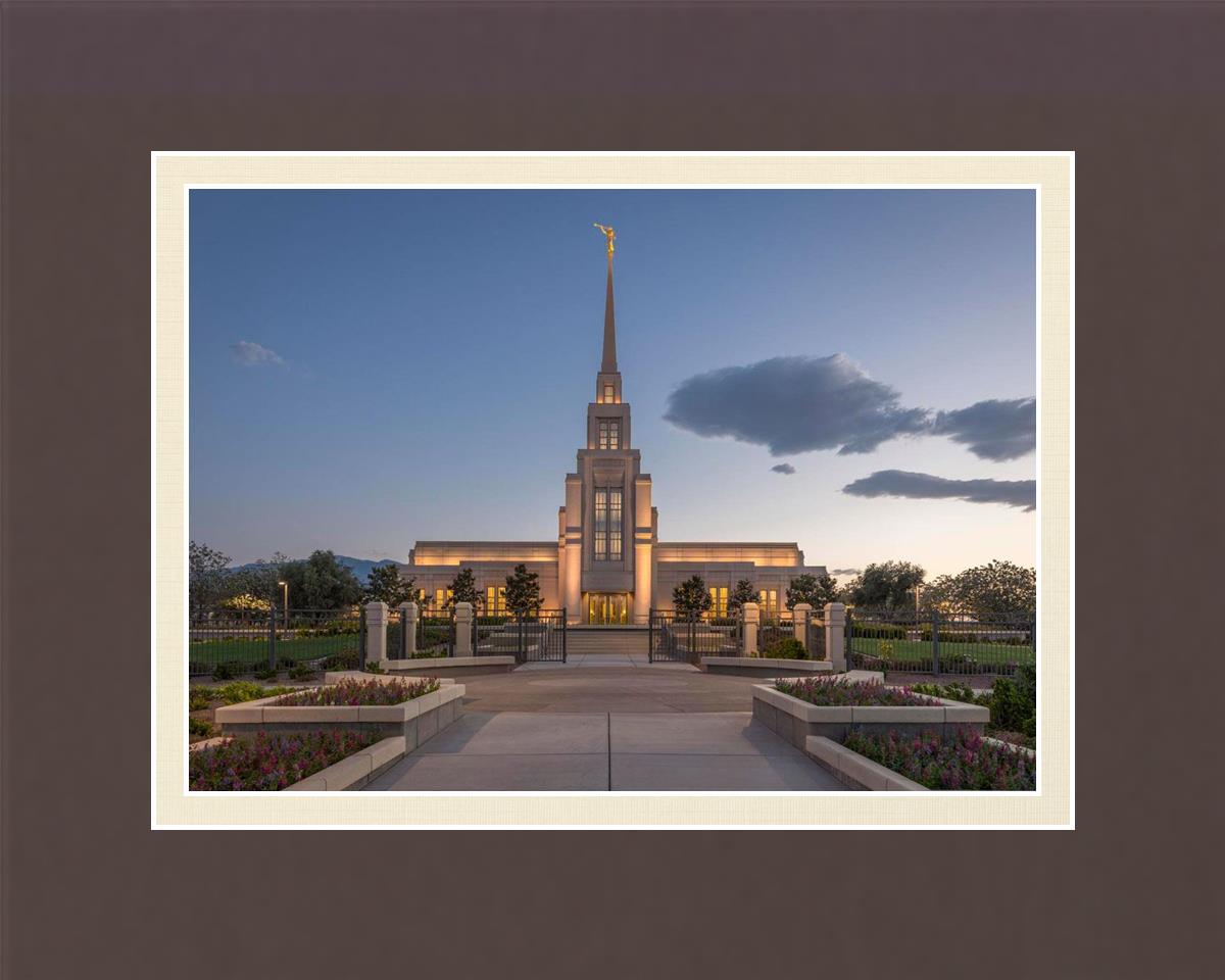 Gila Valley Temple Valley Sunset