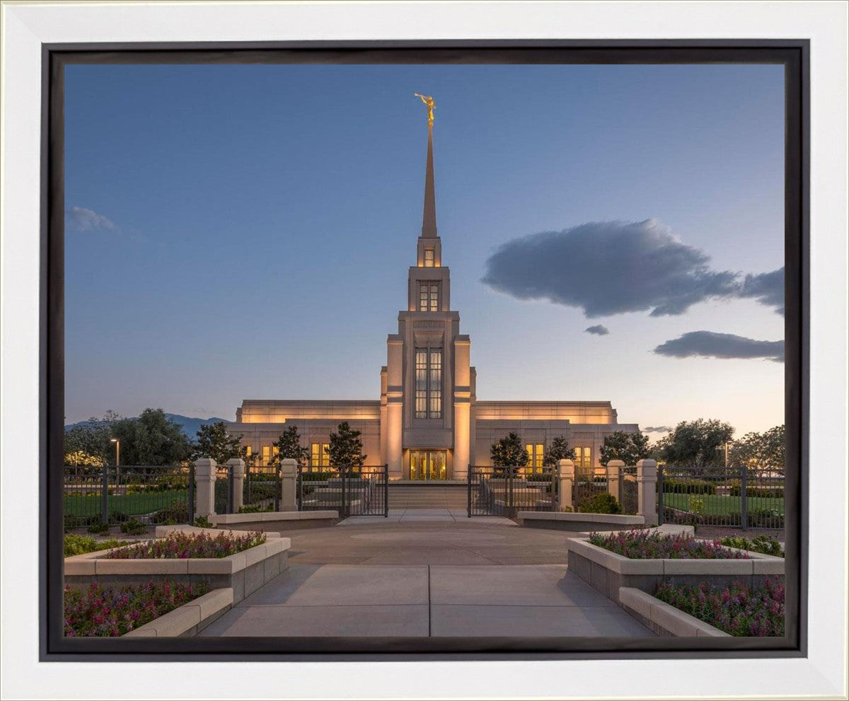 Gila Valley Temple Valley Sunset Gallery Wrap