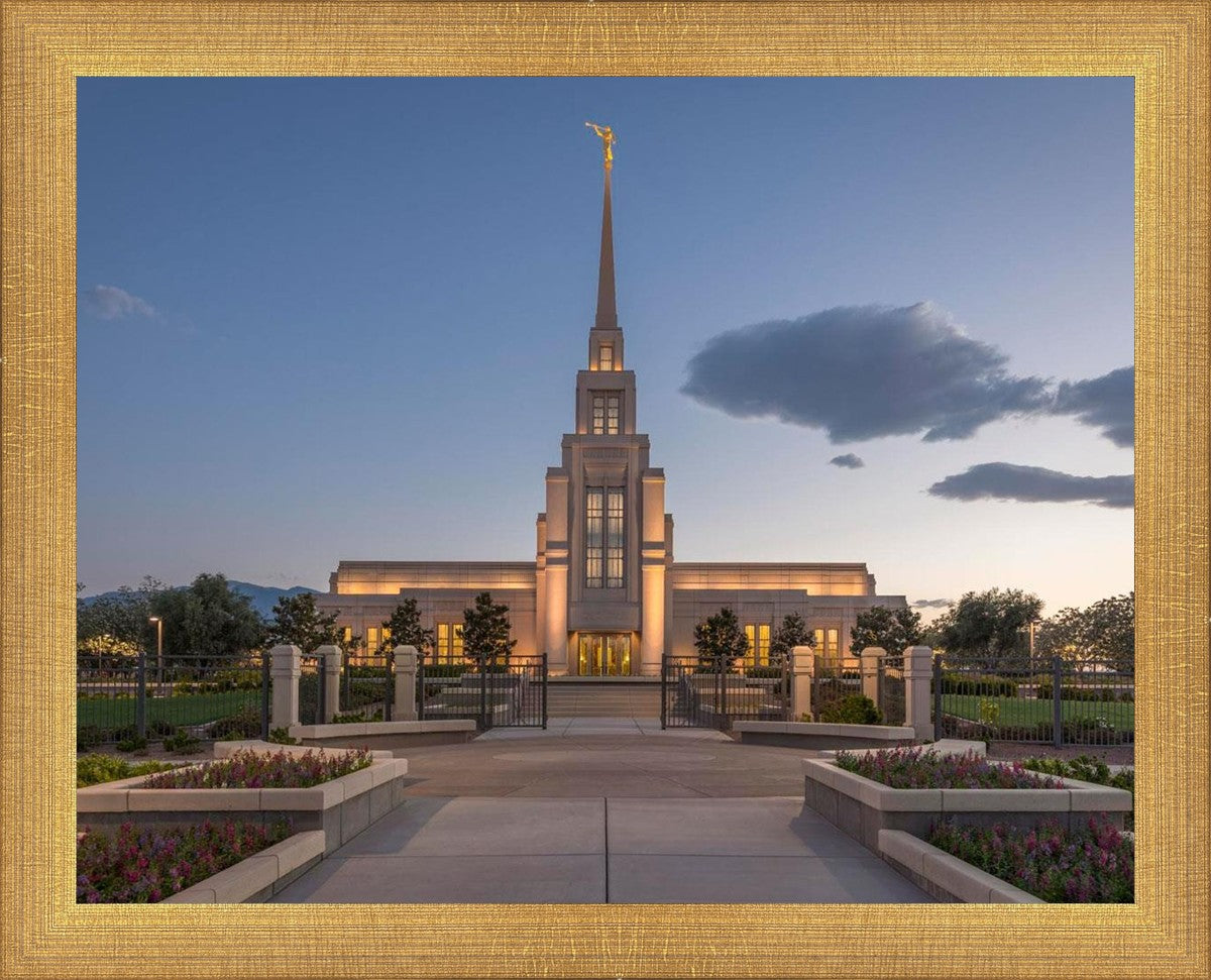 Gila Valley Temple Valley Sunset