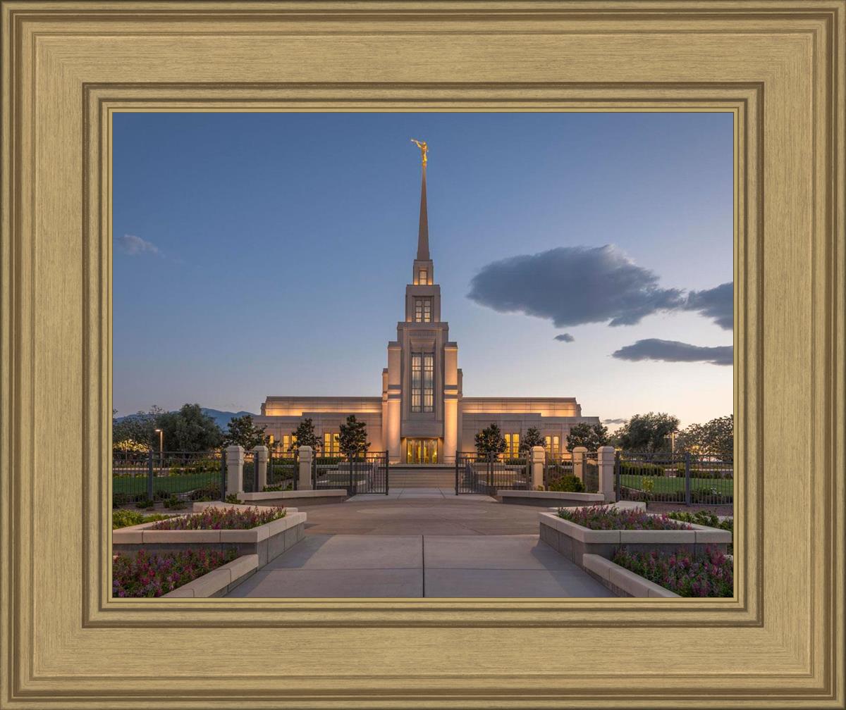 Gila Valley Temple Valley Sunset