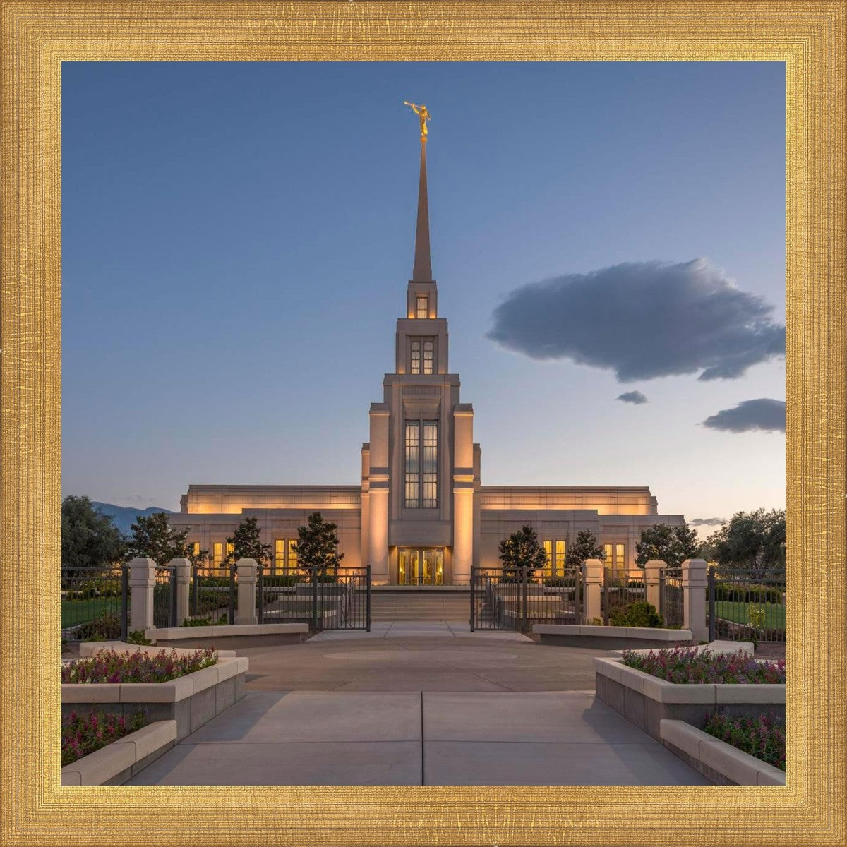 Gila Valley Temple Valley Sunset
