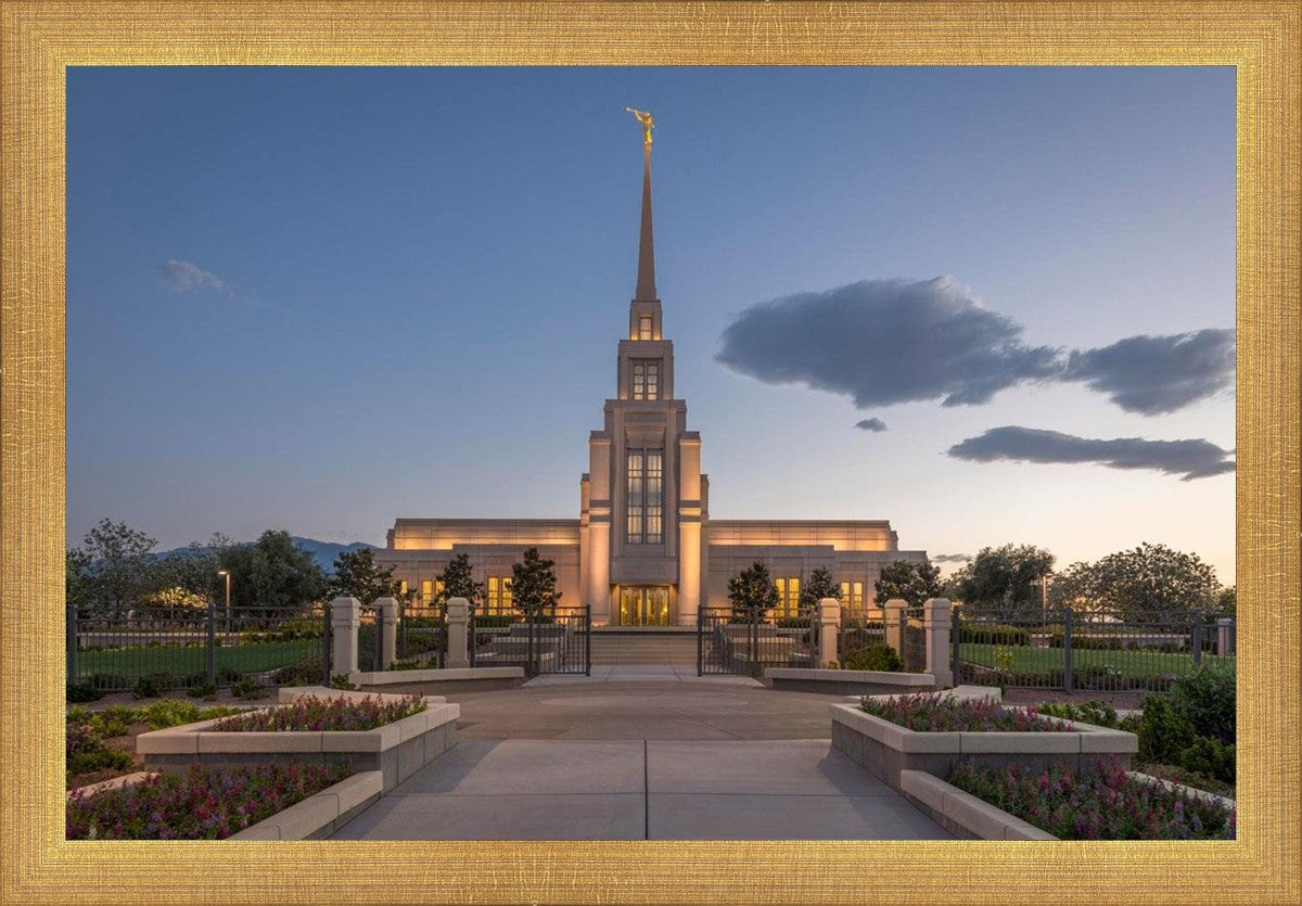 Gila Valley Temple Valley Sunset