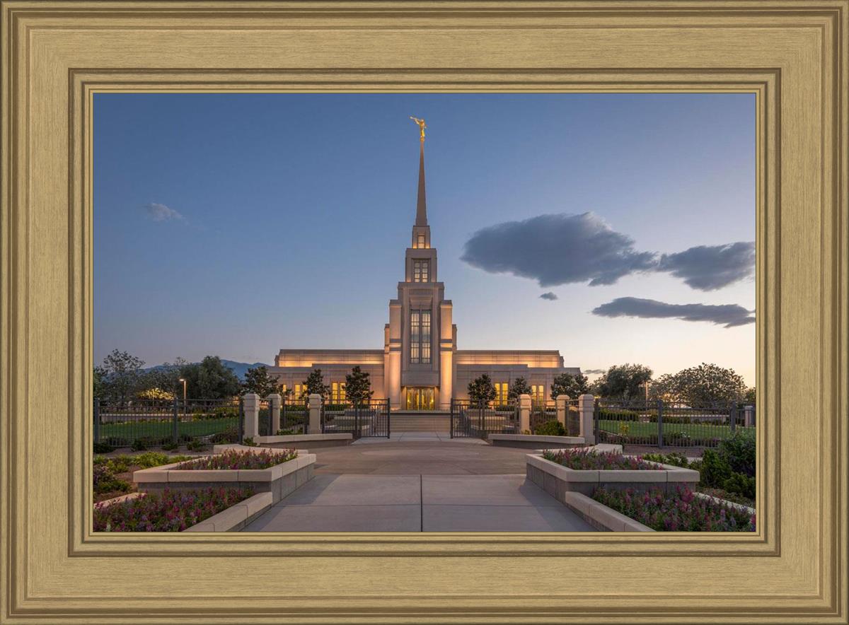 Gila Valley Temple Valley Sunset
