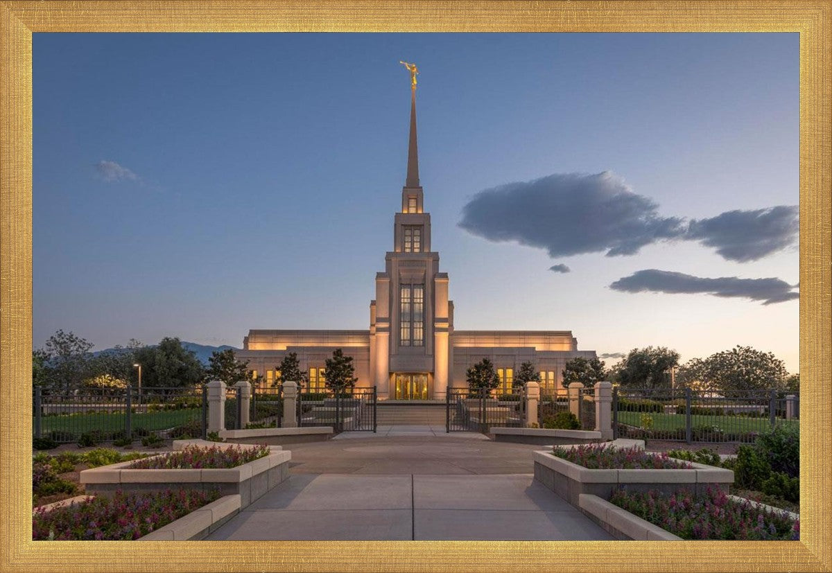 Gila Valley Temple Valley Sunset