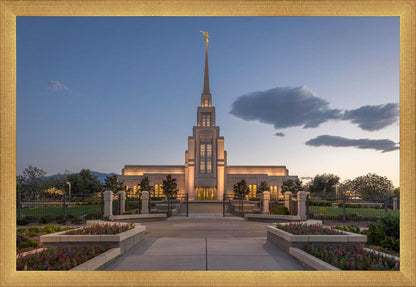 Gila Valley Temple Valley Sunset