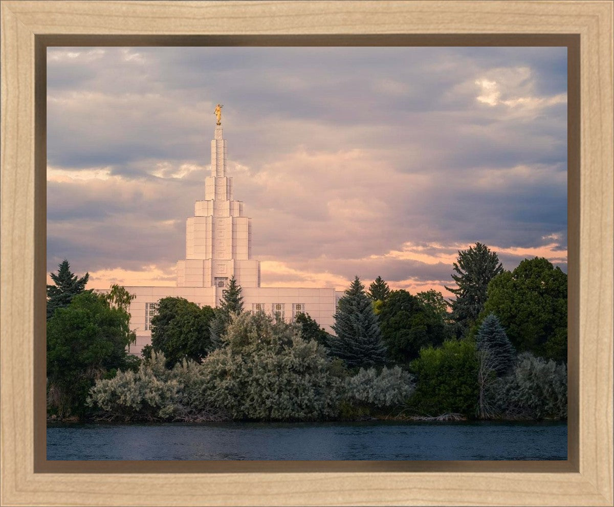 Idaho Falls Temple Eternal Light Gallery Wrap