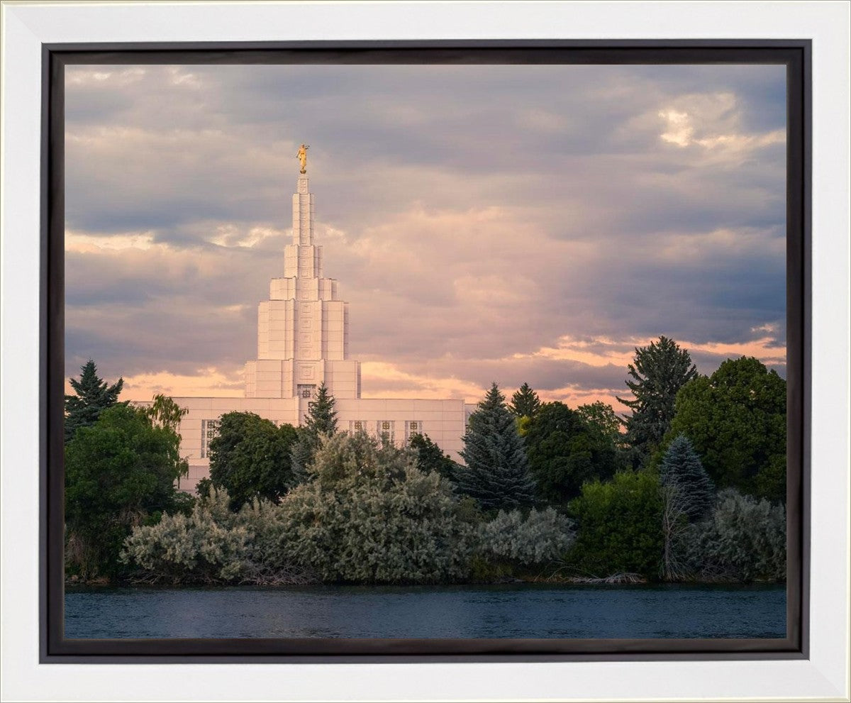 Idaho Falls Temple Eternal Light Gallery Wrap