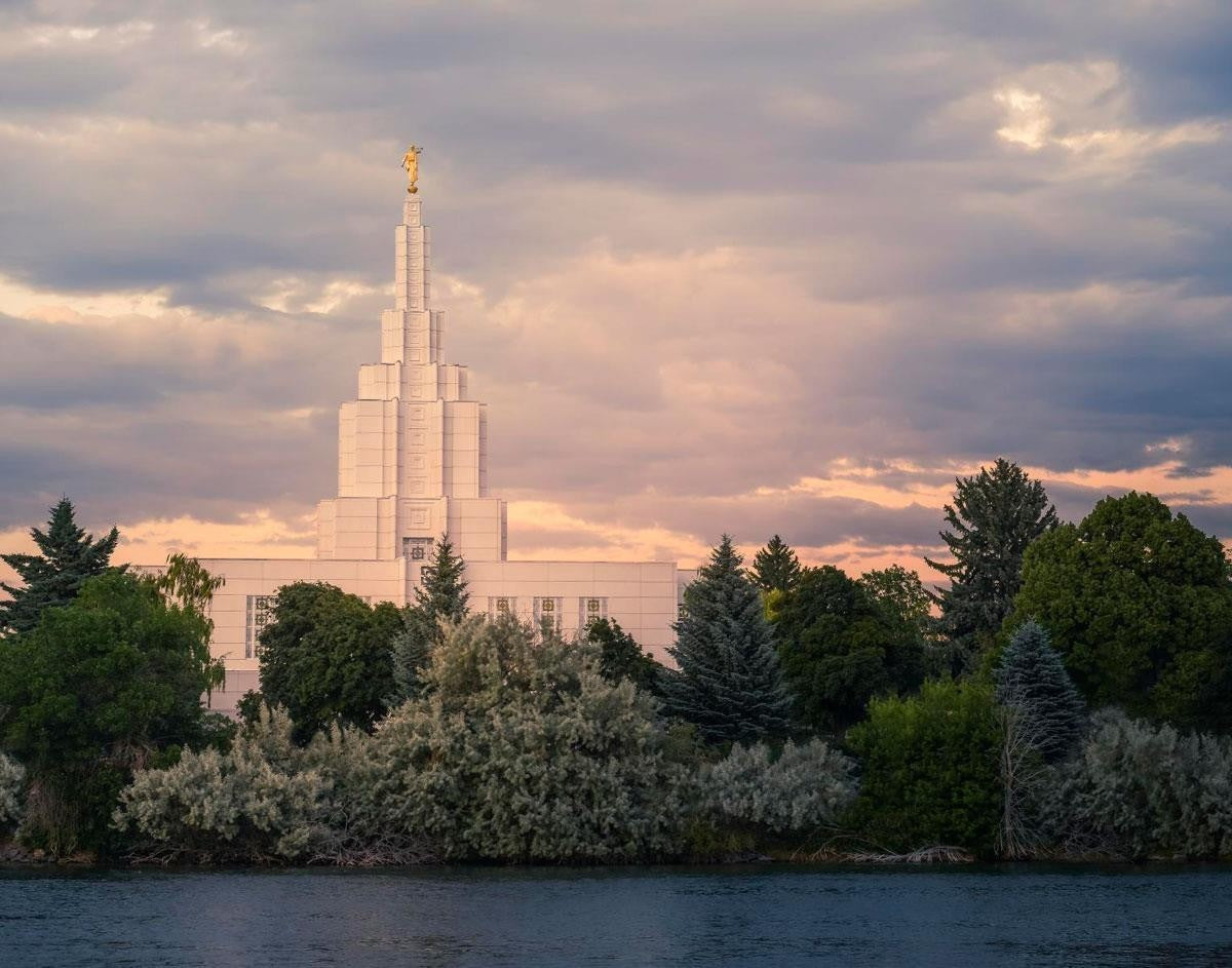 Idaho Falls Temple Eternal Light Gallery Wrap
