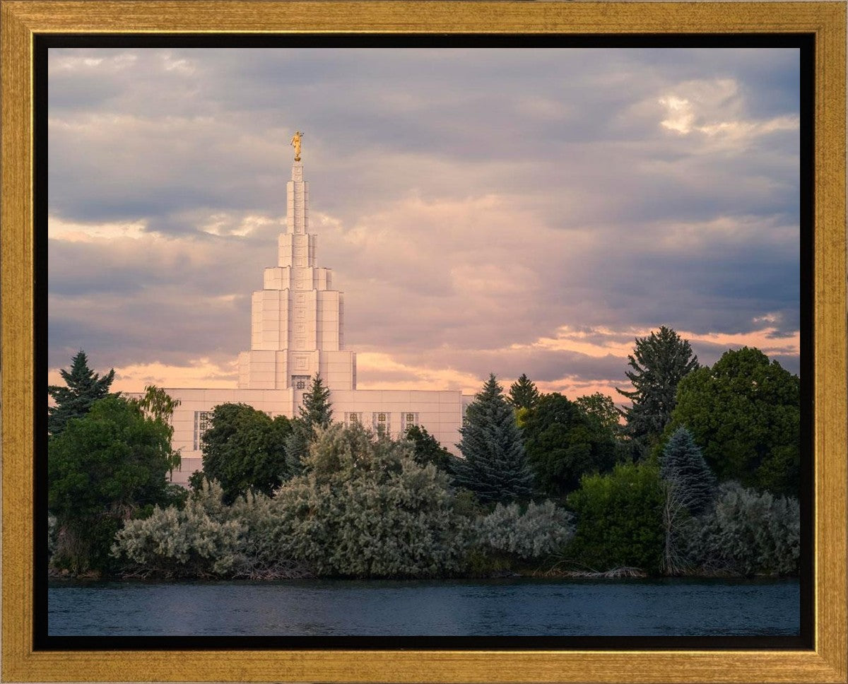 Idaho Falls Temple Eternal Light Gallery Wrap