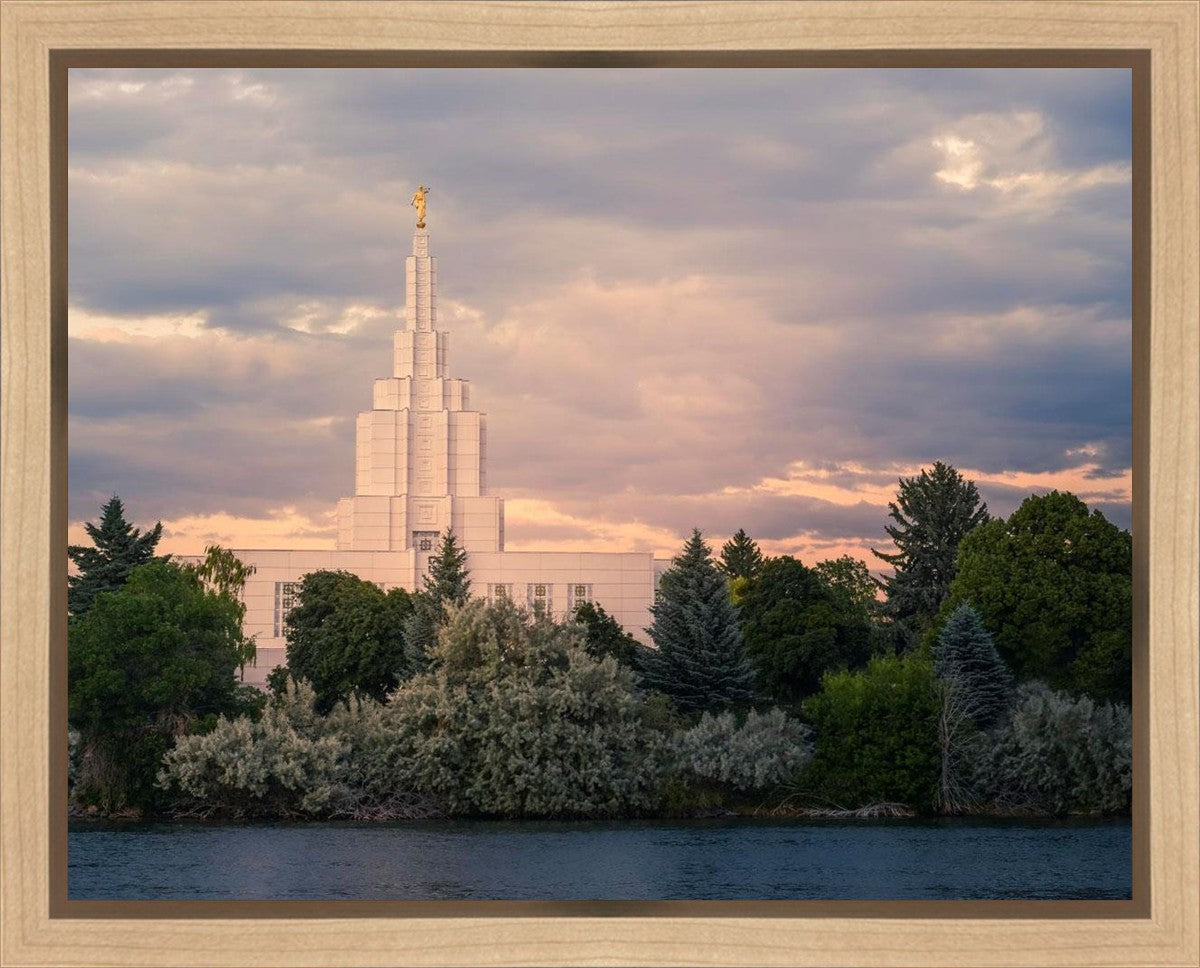 Idaho Falls Temple Eternal Light Gallery Wrap