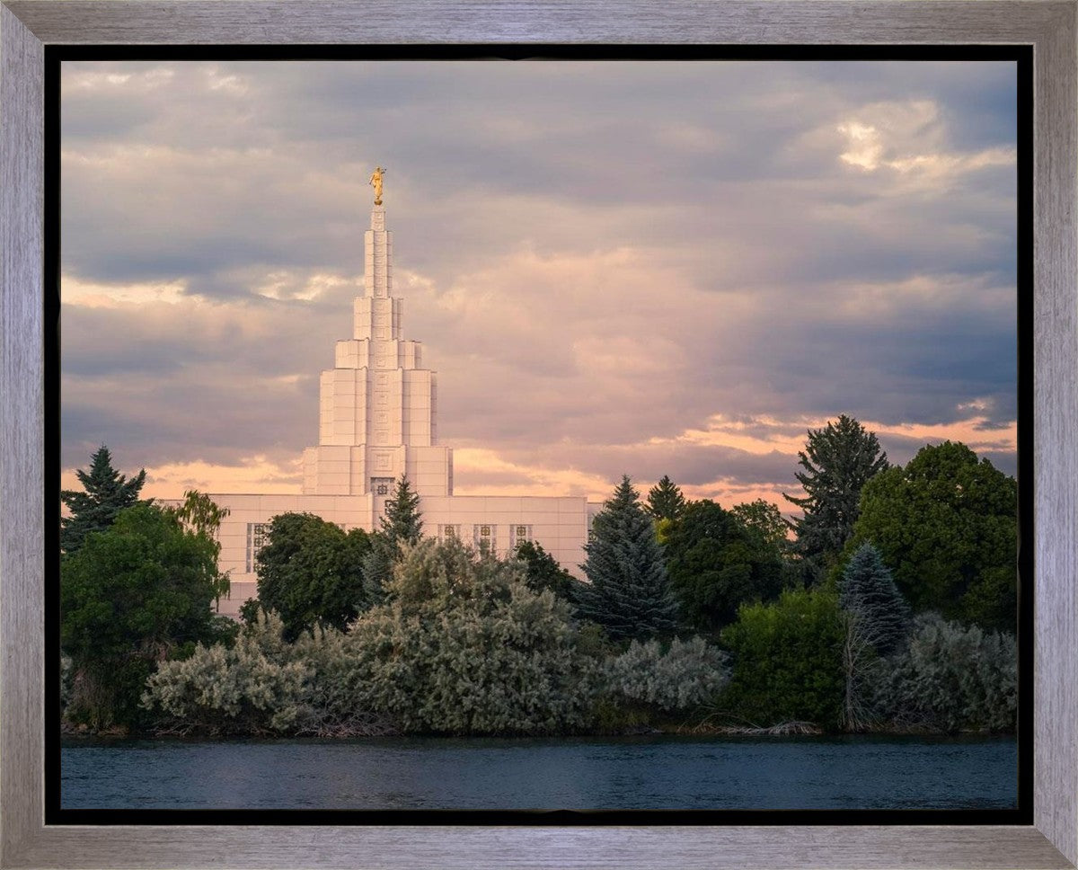 Idaho Falls Temple Eternal Light Gallery Wrap