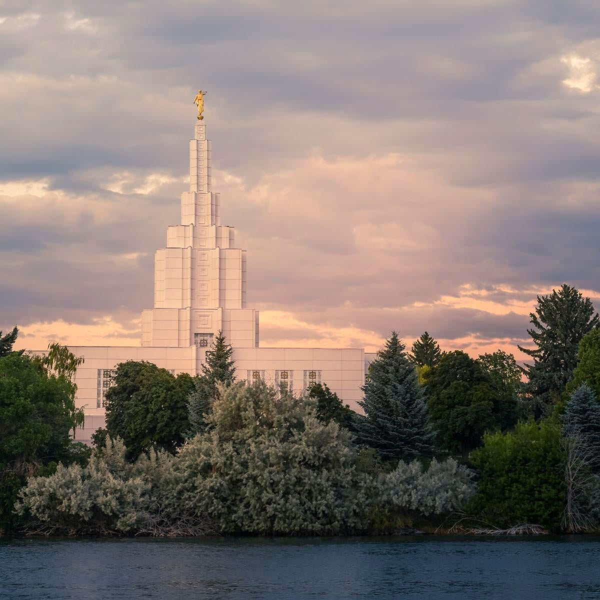 Idaho Falls Temple Eternal Light Gallery Wrap