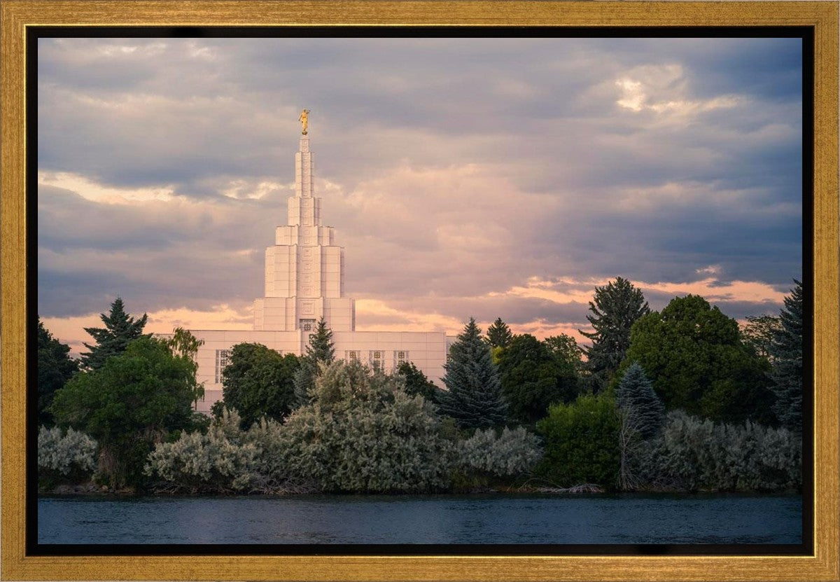 Idaho Falls Temple Eternal Light Gallery Wrap