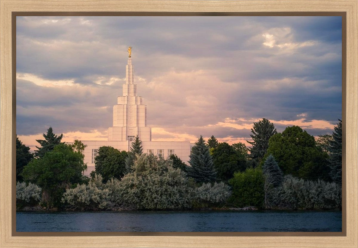 Idaho Falls Temple Eternal Light Gallery Wrap