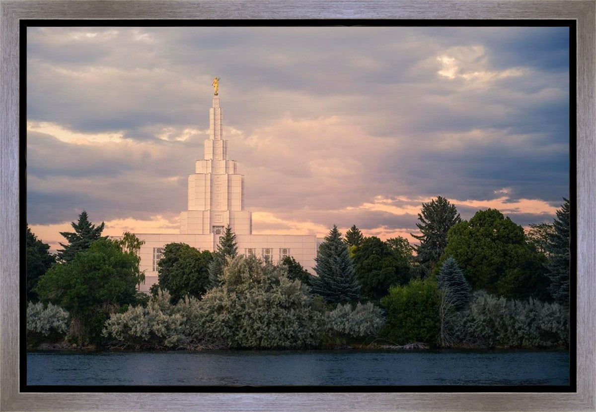 Idaho Falls Temple Eternal Light Gallery Wrap