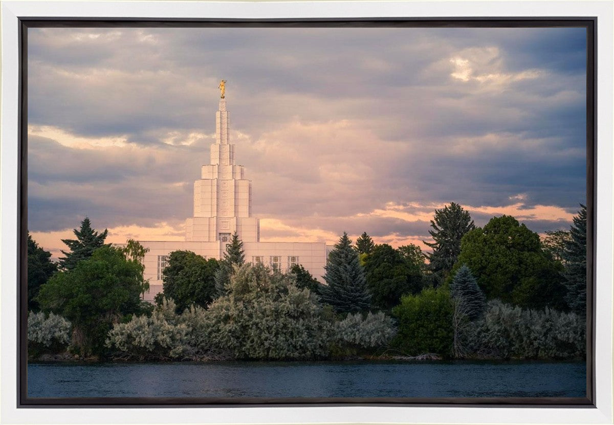 Idaho Falls Temple Eternal Light Gallery Wrap
