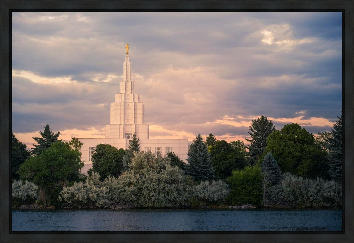 Idaho Falls Temple Eternal Light Gallery Wrap