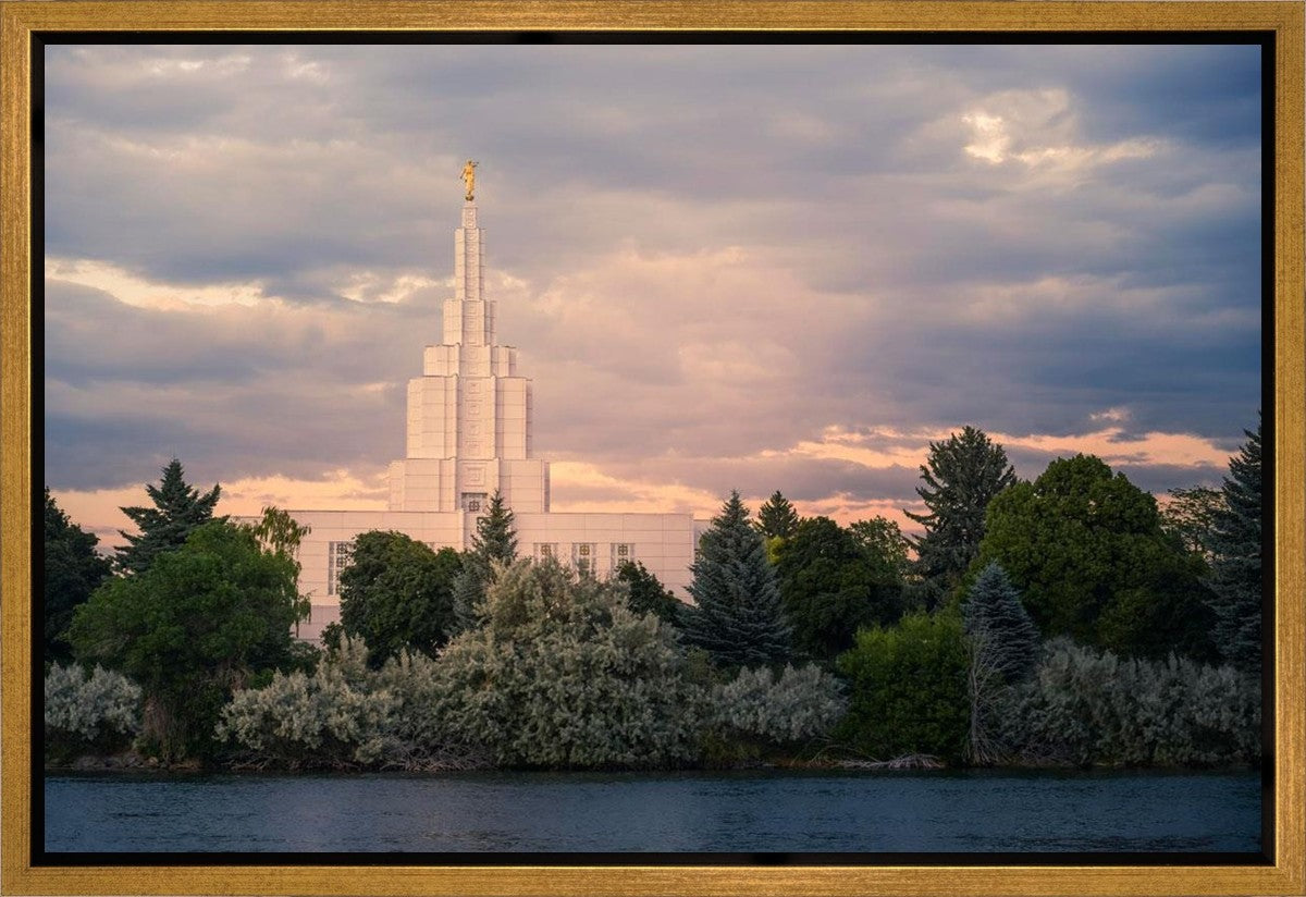 Idaho Falls Temple Eternal Light Gallery Wrap