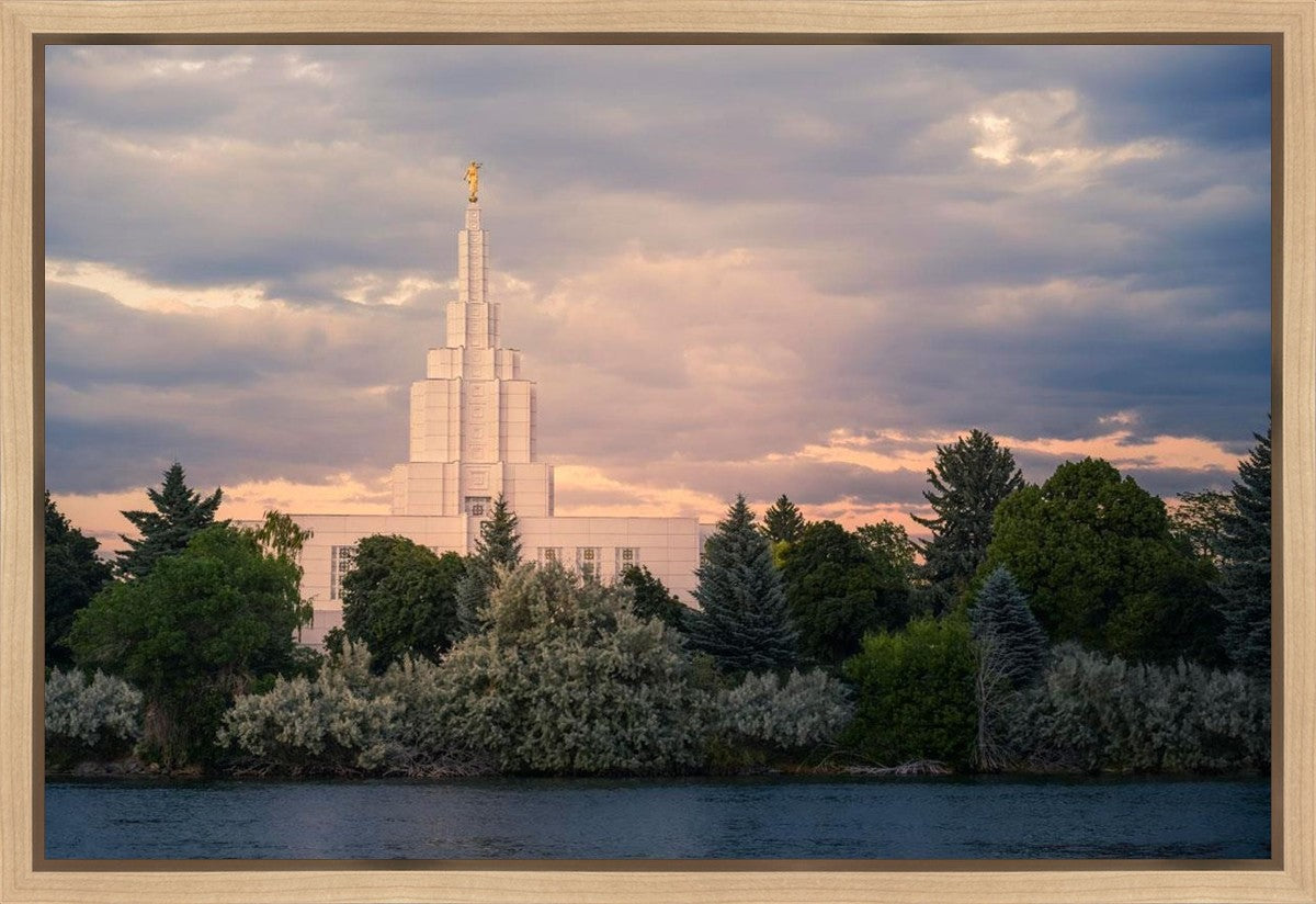 Idaho Falls Temple Eternal Light Gallery Wrap
