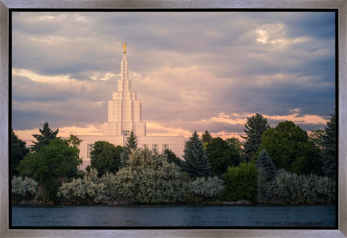 Idaho Falls Temple Eternal Light Gallery Wrap