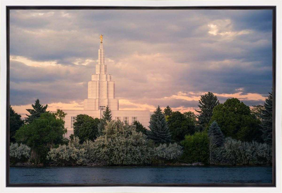 Idaho Falls Temple Eternal Light Gallery Wrap