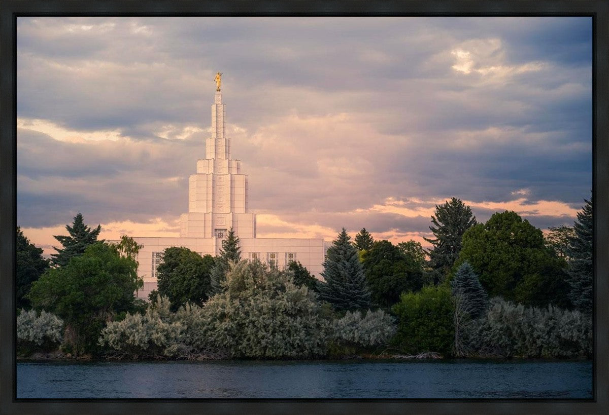 Idaho Falls Temple Eternal Light Gallery Wrap