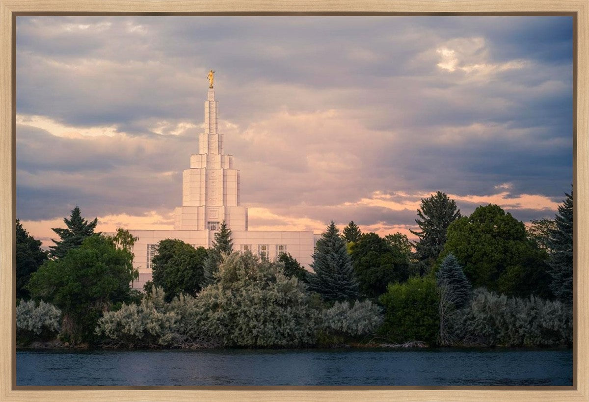 Idaho Falls Temple Eternal Light Gallery Wrap