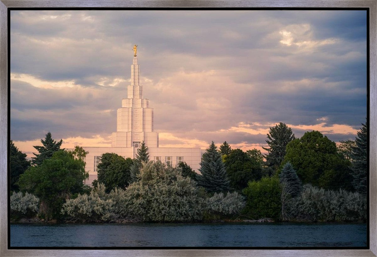 Idaho Falls Temple Eternal Light Gallery Wrap