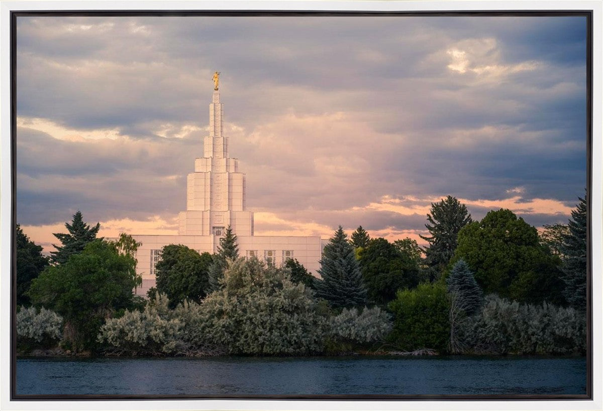 Idaho Falls Temple Eternal Light Gallery Wrap