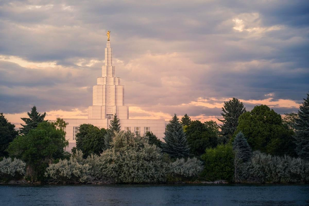 Idaho Falls Temple Eternal Light Gallery Wrap
