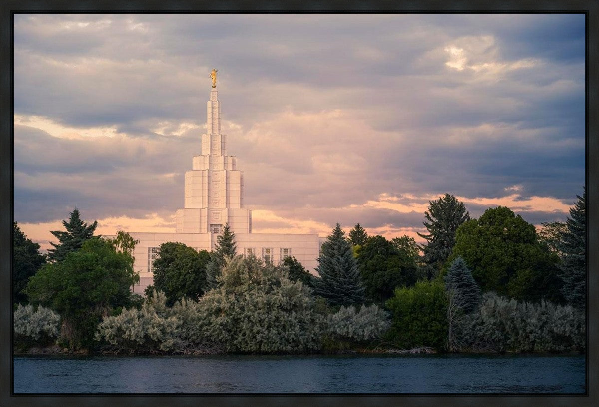 Idaho Falls Temple Eternal Light Gallery Wrap