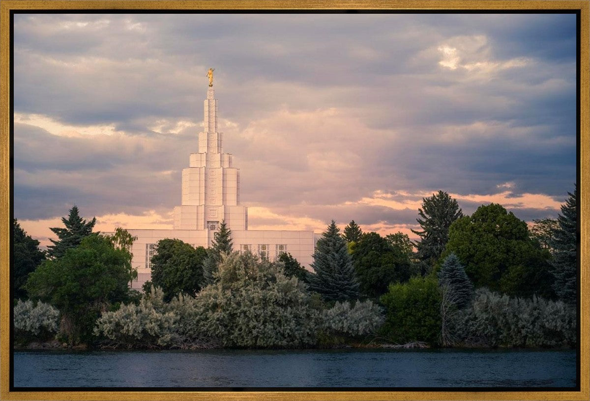 Idaho Falls Temple Eternal Light Gallery Wrap